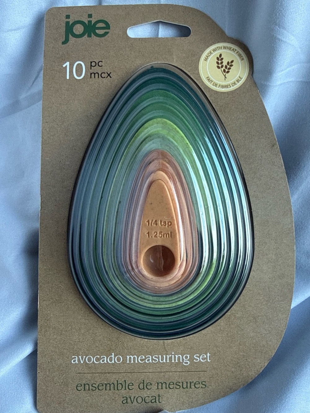 Joie 10pc Avocado Measuring Set, BPA Free, Dishwasher Safe New